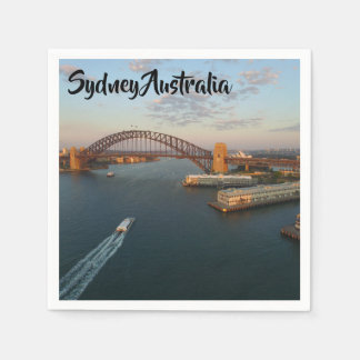 Sydney Australie 50 serviettes en papier
