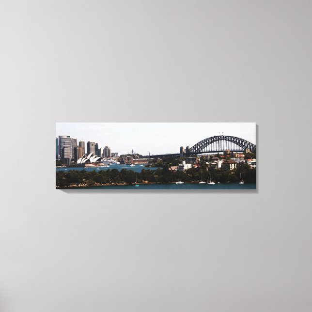 Sydney » Opéra & Harbour Bridge Toile (Recto)