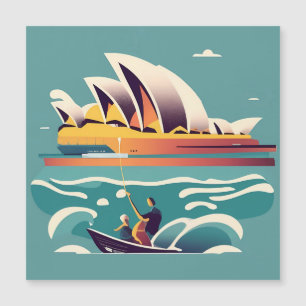 Sydney Opera House Australie peinture souvenir