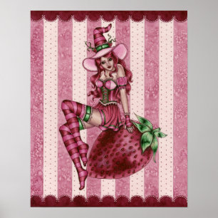 Sydney - sorcière de fraise - affiche