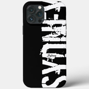 Sydney - Style urbain - coque iphone noir et blanc