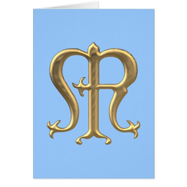 Symbole "3-D" d'or de la Vierge Marie (Devant)