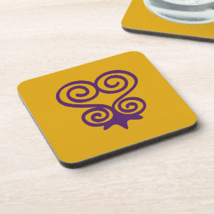 Symbole Adinkra (Sankofa) Dessous de verre