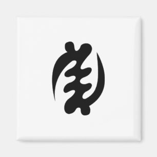 Symbole Adinkra - Sauf Dieu Magnet