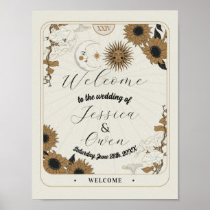 SYMBOLE Affiche de bienvenue Tarot Mariage Hallowe