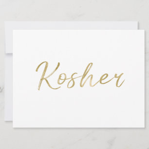 Symbole alimentaire "Kosher"   Main Or Stylish Let