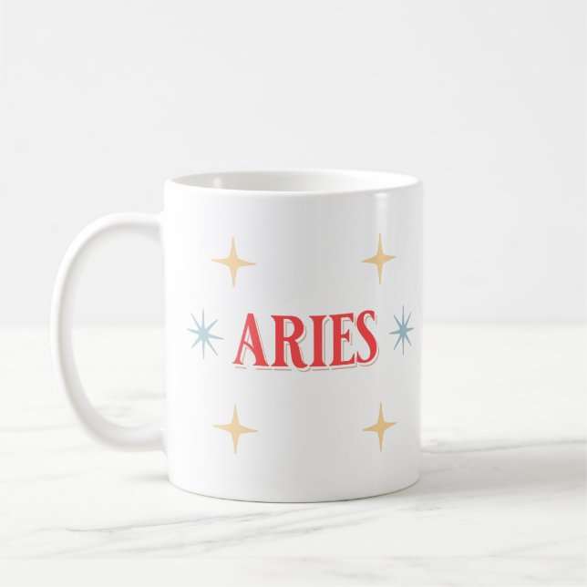 SYMBOLE Astrologique Aries Coffee Mug (Gauche)