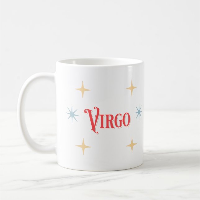 Symbole astrologique Virgo Mug café (Gauche)