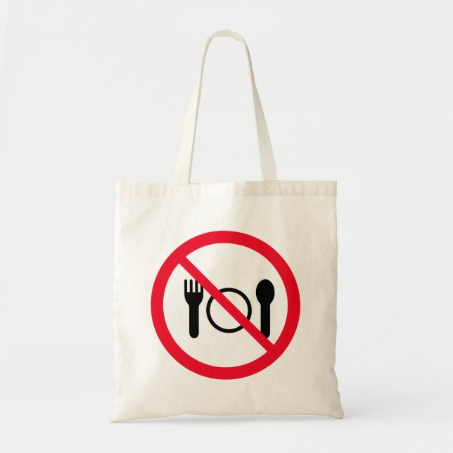 Symbole Aucun Cercle rouge | Sac fourre-tout budgé (Devant)