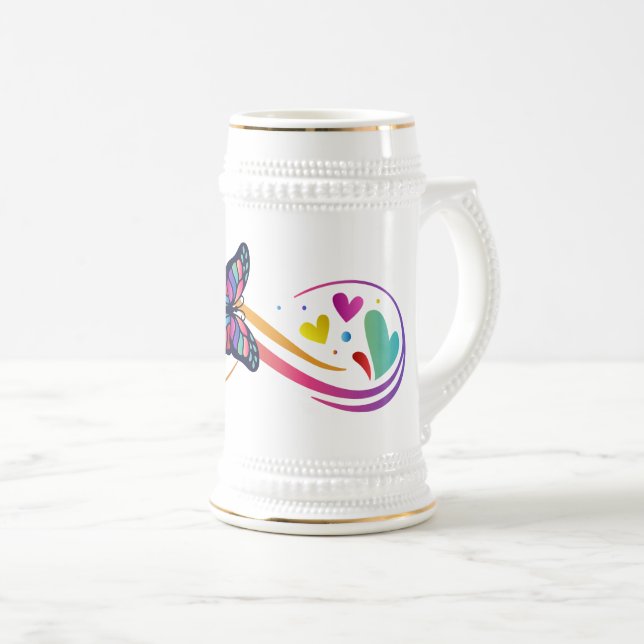 Symbole autisme Mug cadeau (Devant droit)