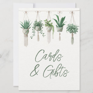 Symbole Boho Chic Botanical Green Cards & Cadeaux