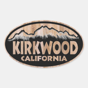 Symbole bois de Kirkwood Californie autocollants o