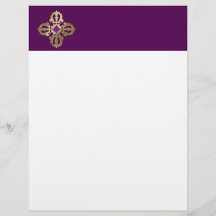 Symbole bouddhiste doré vajra