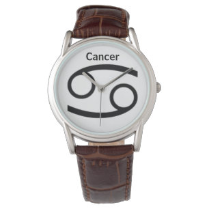 Symbole cancéreux du Zodiaque. Montres Hommes.