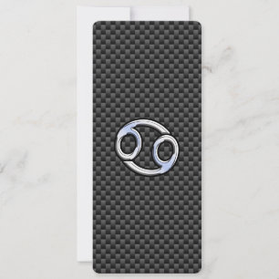 Symbole cancéreux Zodiac Charbon Fiber Impression