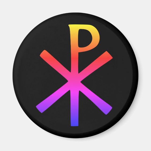 Symbole Chi Rho Magnet (Devant)