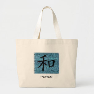Symbole chinois de sacs fourre-tout pour la paix