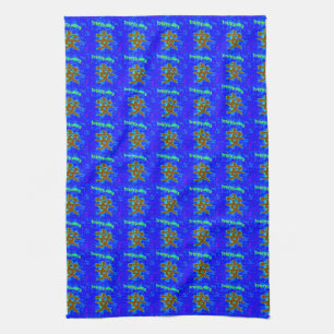 symbole chinois pour la tranquillité serviette ble