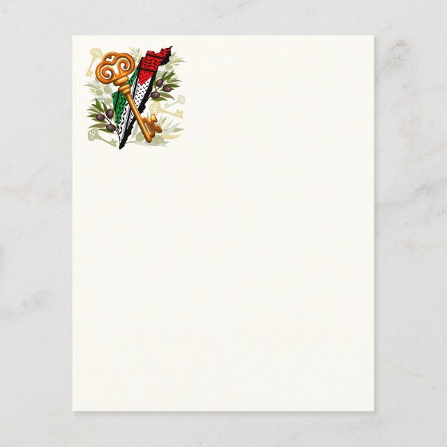 Symbole clé palestinien du droit au retour (Devant)