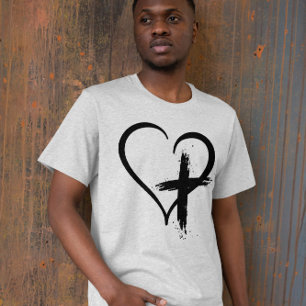 Symbole coeur croisé T-shirt