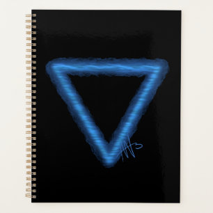 Symbole d'alchimie des éléments d'eau ondulée