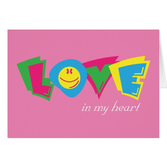Symbole d'amour coloré (Devant horizontal)