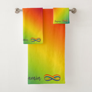 Symbole d'amour infini Rainbow Cool Infinity Pride