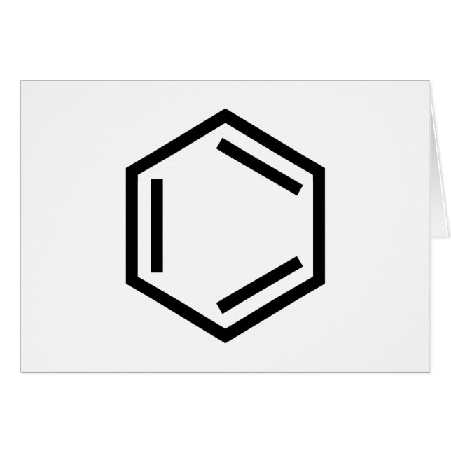 SYMBOLE D'ANNEAU BENZENE (Devant horizontal)