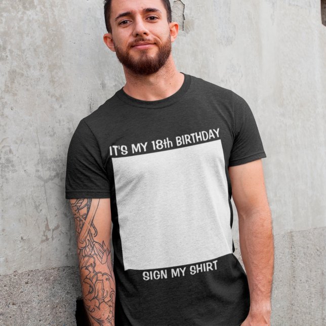 Symbole d'anniversaire personnalisé Mon T-shirt (Créateur téléchargé)