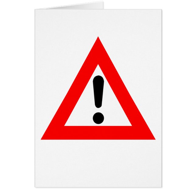 Symbole d'attention (Devant)