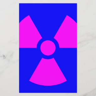 Symbole d'avertissement de rayonnement