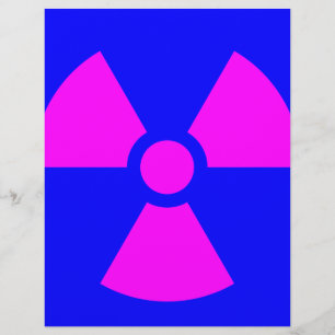 Symbole d'avertissement de rayonnement