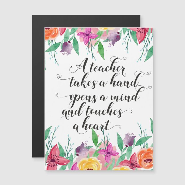 Symbole de bienvenue de l'enseignant Enseignant re (Devant / Derrière)