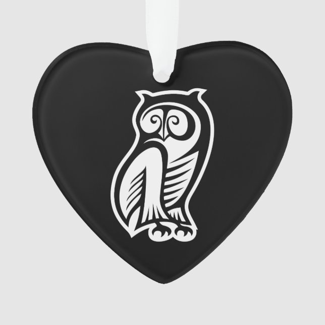 Symbole de chouette blanc (devant)