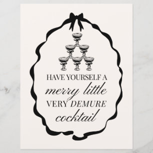 Symbole de Cocktail de Noël Très Dépourvu