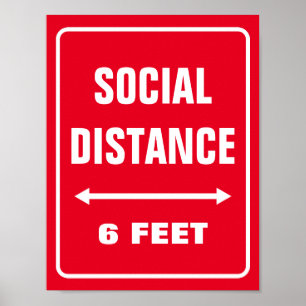 Symbole de dérangement social Affiches personnalis