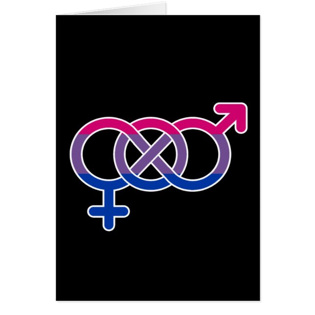 Symbole de genre bisexuel (Devant)