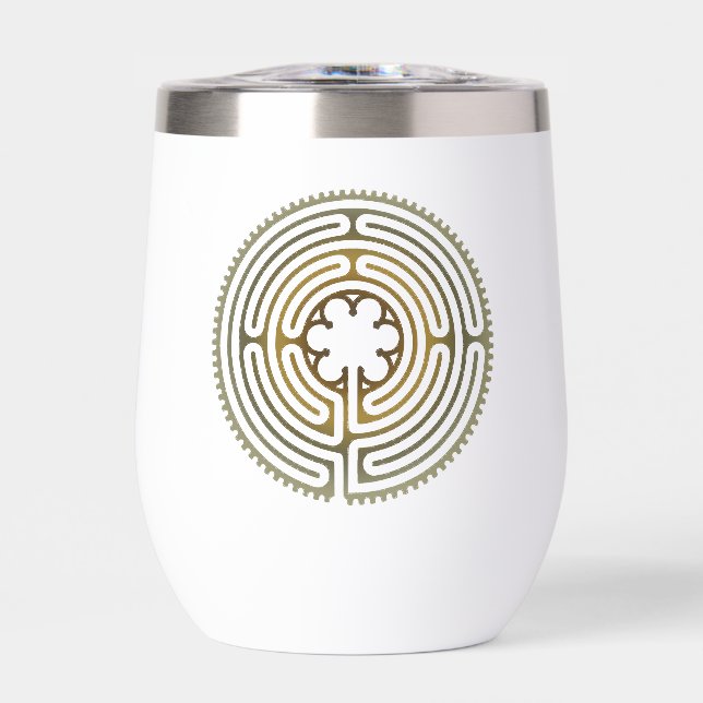 Symbole de géométrie sacrée - Chartres Labyrinthe  (Avant)