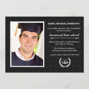 Symbole de la cour Invitation de la faculté de dro