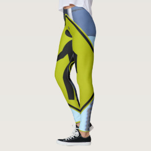 Symbole de la croix de la ville leggings Unique St