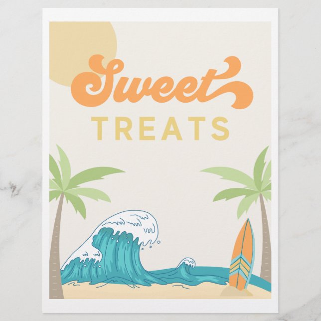 Symbole de la fête du Surf Sweet Traitements | Sig (Devant)