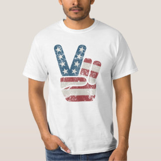 SYMBOLE DE LA PAIX USA T-shirt Vintage