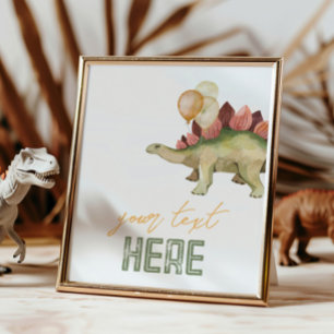 SYMBOLE DE LA PARTIE DINODORAIRE 8x10 modifiable