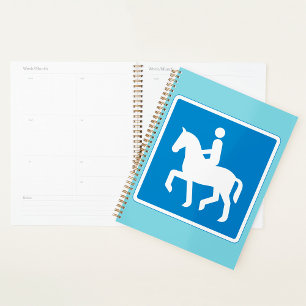 Symbole de la route équestre Horse équitation