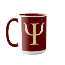 Symbole de la science psychologie Maroon Red Mug