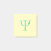 Symbole de la science psychologie post-it Notes