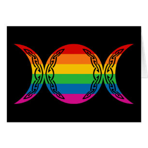 Symbole de la Triple Déesse Arc-en-Ciel