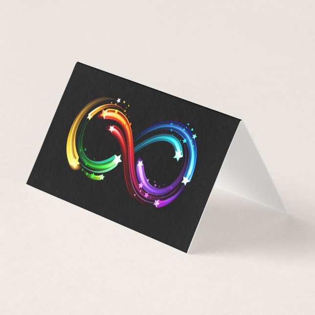 Symbole de l'infini des comètes arc-en-ciel (Front)