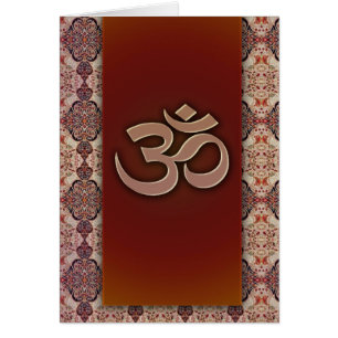Symbole de l'OM avec l'arrière - plan indien de