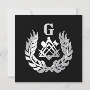 Symbole de maçonnerie en argent